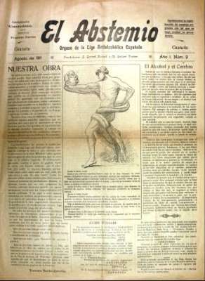 El Abstemio  : Periódico antialcohólico. Órgano de la Sociedad... (1910 octubre - 1915 diciembre)