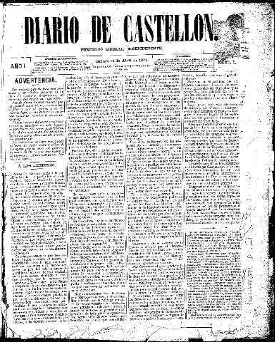 Imagen de Diario de Castellón  : Periódico liberal independiente