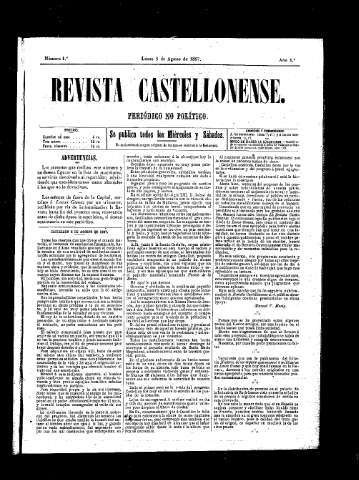 Imagen de Revista Castellonense : Periódico no político