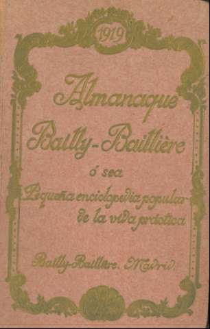 Imagen de Almanaque Bailly-Bailliere  : o sea pequeña enciclopedia popular de la vida práctica